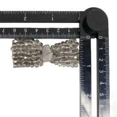 Customized bead embroidery shoes flower pearl bow webbing beaded jewelry sandals to sample processing explosive models