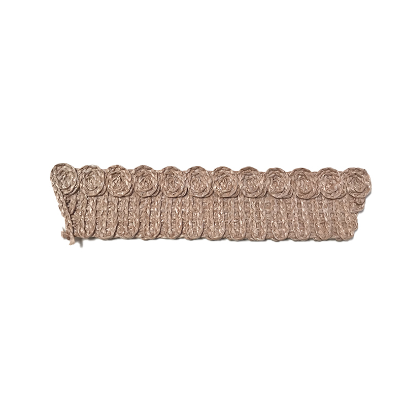 Customized new uppers accessories strand rope machine knitting handmade beading women sandals uppers semi-finished jewelry wholesale processing