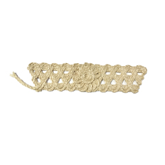 Customized new uppers accessories strand rope machine knitting handmade beading women sandals uppers semi-finished jewelry wholesale processing