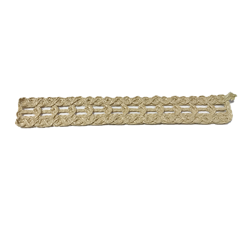 Customized new uppers accessories strand rope machine knitting handmade beading women sandals uppers semi-finished jewelry wholesale processing