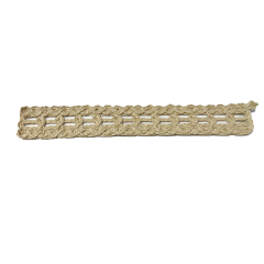Customized new uppers accessories strand rope machine knitting handmade beading women sandals uppers semi-finished jewelry wholesale processing