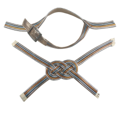 Customized new uppers accessories PU drawstring rope knitting handmade beading women sandals uppers semi-finished jewelry wholesale processing