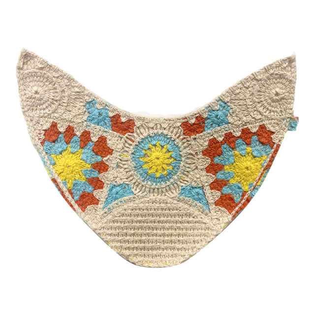 Customized new uppers accessories twine wool embroidery rope embroidery handmade beading women sandals uppers semi-finished jewelry processing