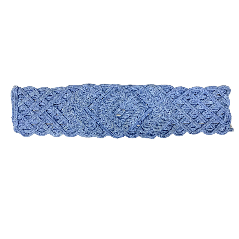 Customized new uppers accessories PP grass weaving PU handmade beading women sandals uppers semi-finished jewelry wholesale processing