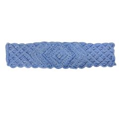 Customized new uppers accessories PP grass weaving PU handmade beading women sandals uppers semi-finished jewelry wholesale processing