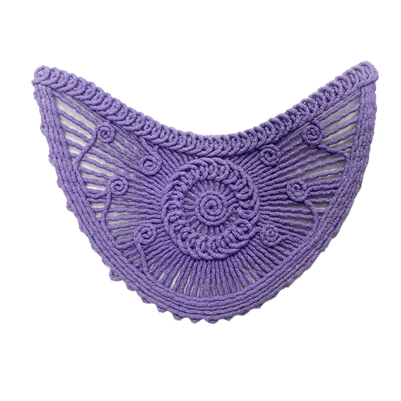Customized new uppers accessories hemp rope knitting PU embroidery rope embroidery women sandals uppers semi-finished jewelry wholesale processing