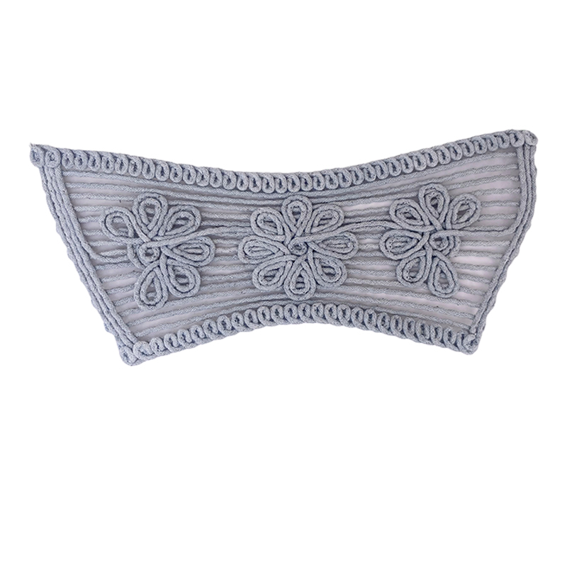 Customized new uppers accessories hemp rope knitting PU embroidery rope embroidery women sandals uppers semi-finished jewelry wholesale processing