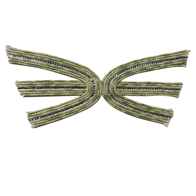 Customized new uppers accessories hemp rope knitting PU embroidery rope embroidery women sandals uppers semi-finished jewelry wholesale processing
