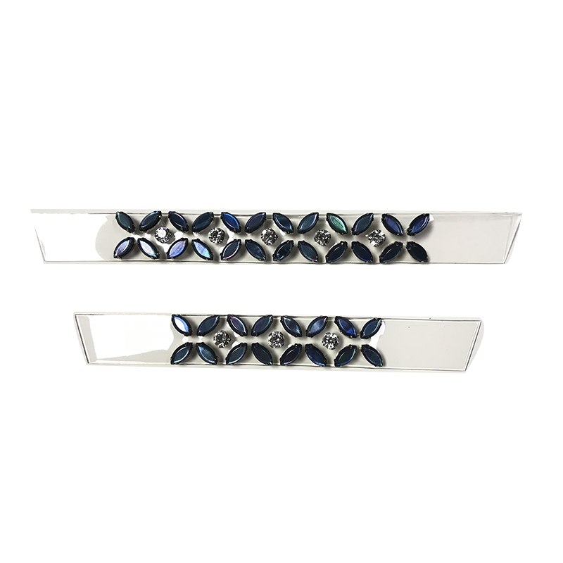 Customized shoe upper jewelry transparent film acrylic hot drilling handmade beading sandals semi-finished processing accessories wholesale