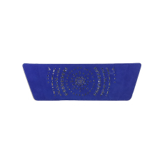 Customized shoes upper jewelry PU velvet laser hot drilling handmade beading women sandals upper semi-finished processing accessories wholesale