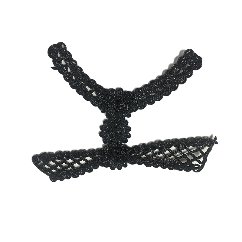 Customized new uppers accessories hemp rope knitting PU embroidery rope embroidery women sandals uppers semi-finished jewelry wholesale processing