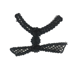 Customized new uppers accessories hemp rope knitting PU embroidery rope embroidery women sandals uppers semi-finished jewelry wholesale processing
