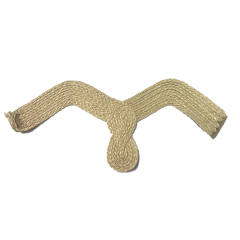 Customized new uppers accessories hemp rope knitting PU embroidery rope embroidery women sandals uppers semi-finished jewelry wholesale processing