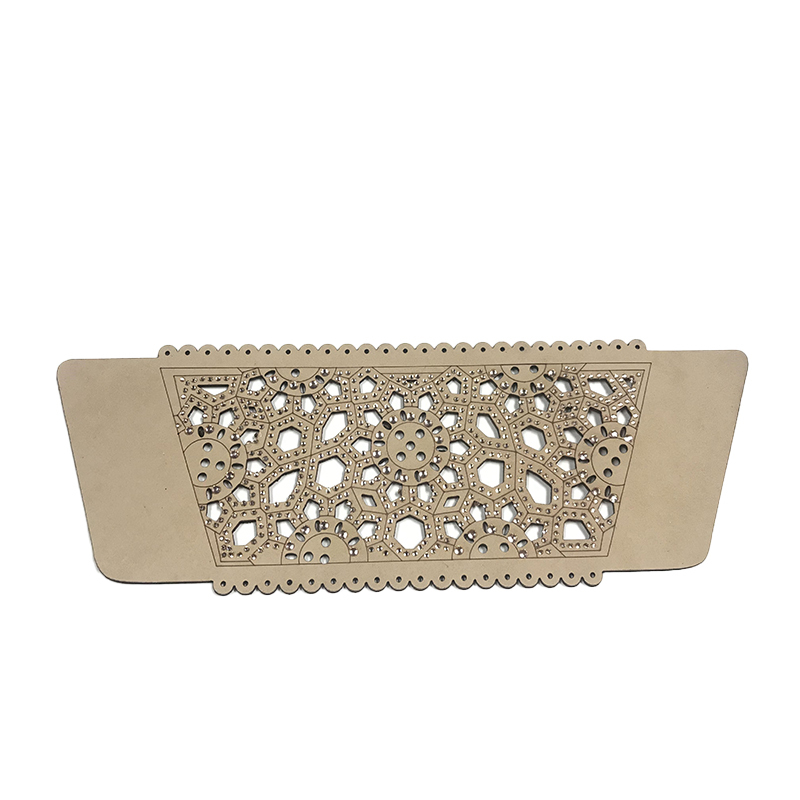Customized shoes upper jewelry PU velvet laser hot drilling handmade beading women sandals upper semi-finished processing accessories wholesale
