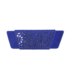 Customized shoes upper jewelry PU velvet laser hot drilling handmade beading women sandals upper semi-finished processing accessories wholesale