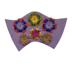 Customized uppers accessories PU laser embossing colorful handmade studded women's sandals uppers semi-finished jewelry wholesale processing
