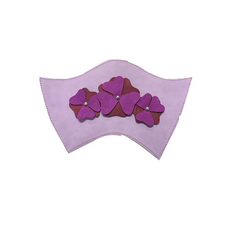 Customized uppers accessories PU laser embossing colorful handmade studded women's sandals uppers semi-finished jewelry wholesale processing