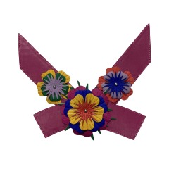 Customized uppers accessories PU laser embossing colorful handmade studded women's sandals uppers semi-finished jewelry wholesale processing