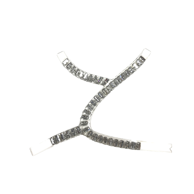 Customized shoe upper jewelry transparent film acrylic hot drilling handmade beading sandals semi-finished processing accessories wholesale
