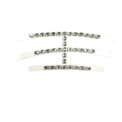 Customized shoe upper jewelry transparent film acrylic hot drilling handmade beading sandals semi-finished processing accessories wholesale