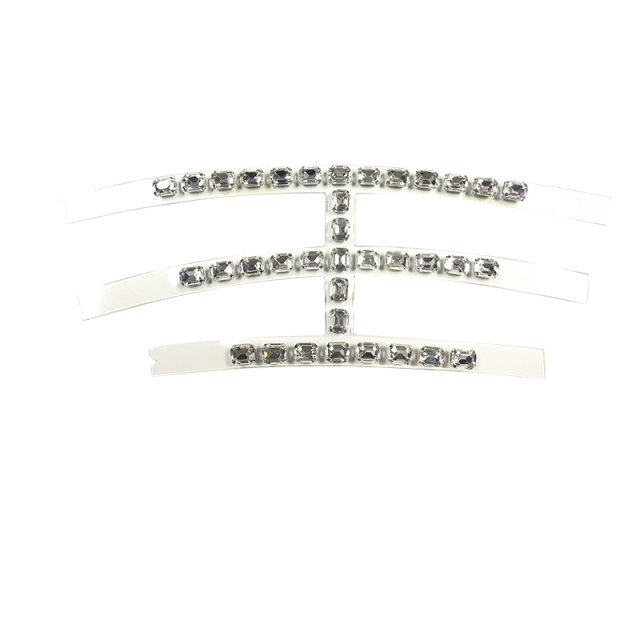 Customized shoe upper jewelry transparent film acrylic hot drilling handmade beading sandals semi-finished processing accessories wholesale