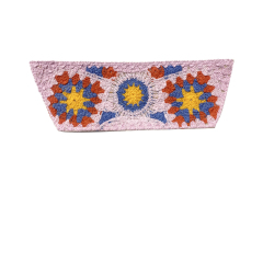 Customized new uppers accessories PP grass weaving PU handmade beading women sandals uppers semi-finished jewelry wholesale processing