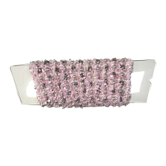 Customized Shoe Upper Jewelry Transparent Film Cloth Webbing Weaving Handmade Beading Sandals Semi-finished Processing Accessories Wholesale