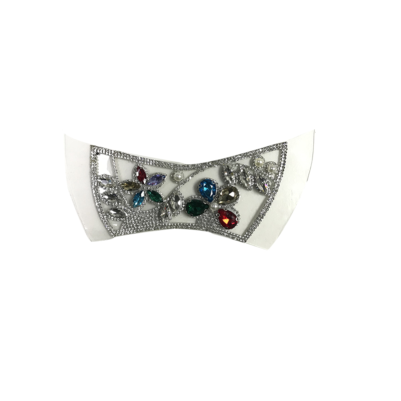 Customized Shoe Upper Jewelry Transparent Film Cloth Webbing Weaving Handmade Beading Sandals Semi-finished Processing Accessories Wholesale
