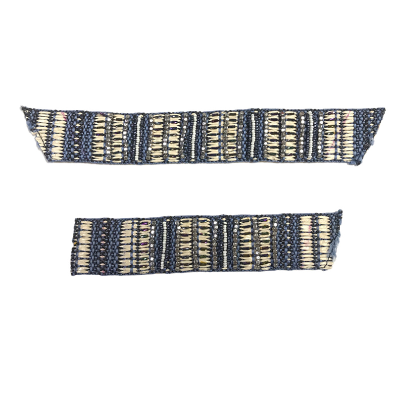 Customized new uppers accessories PP grass strand rope knitting handmade beading women sandals uppers semi-finished jewelry wholesale processing