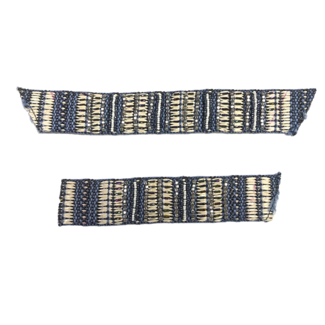 Customized new uppers accessories PP grass strand rope knitting handmade beading women sandals uppers semi-finished jewelry wholesale processing