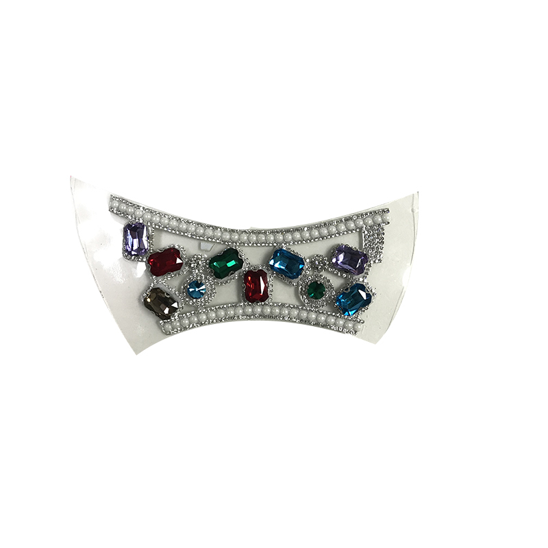 Customized Shoe Upper Jewelry Transparent Film Cloth Webbing Weaving Handmade Beading Sandals Semi-finished Processing Accessories Wholesale