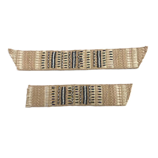 Customized new uppers accessories PP grass strand rope knitting handmade beading women sandals uppers semi-finished jewelry wholesale processing