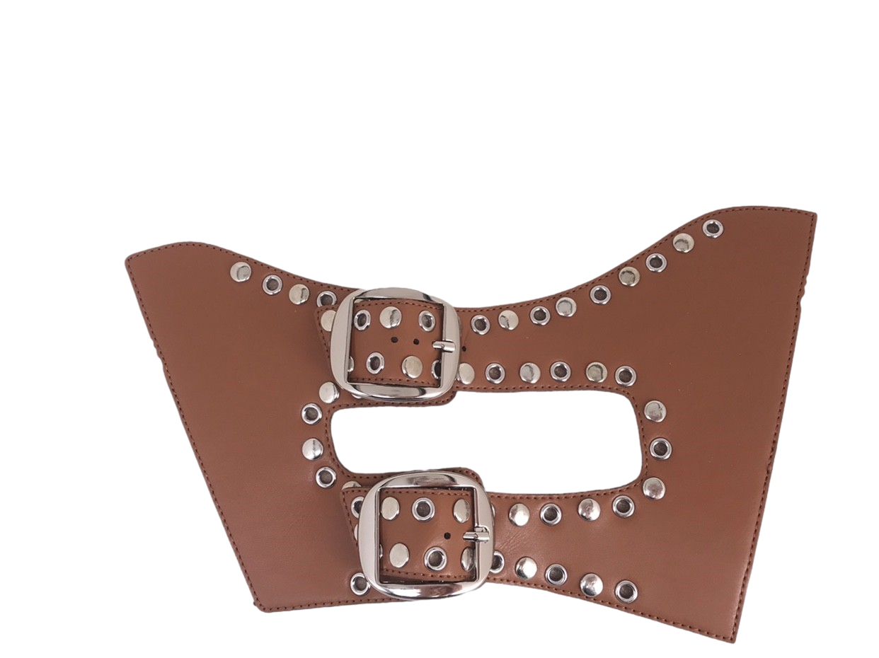 Customized uppers accessories PU laser embossing colorful handmade studded women's sandals uppers semi-finished jewelry wholesale processing