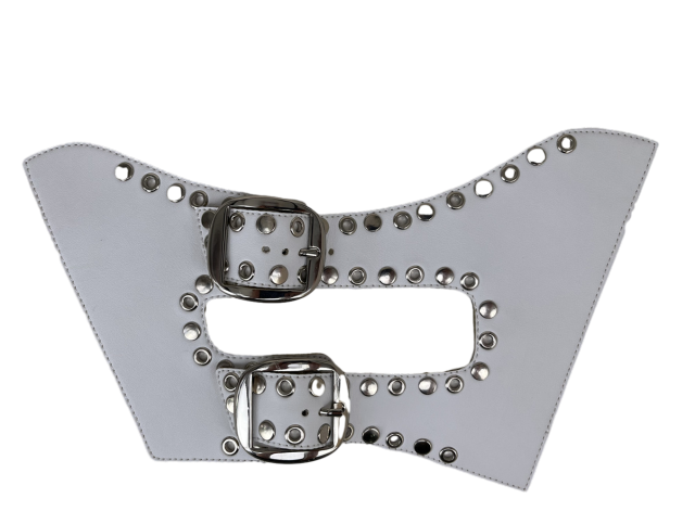 Customized uppers accessories PU laser embossing colorful handmade studded women's sandals uppers semi-finished jewelry wholesale processing
