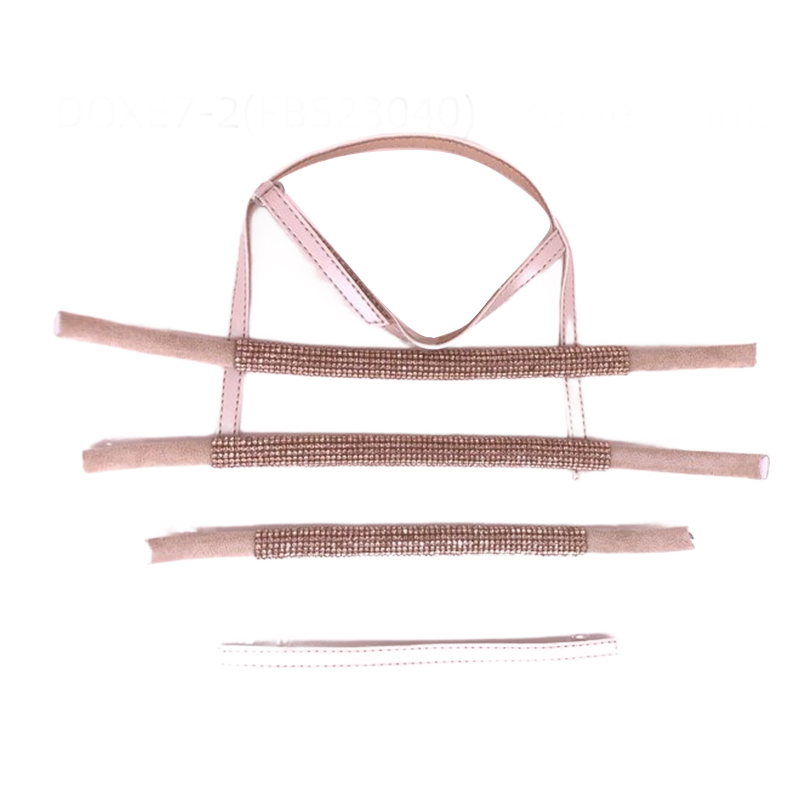 Customized new uppers accessories hemp rope knitting PU embroidery rope embroidery women sandals uppers semi-finished jewelry wholesale processing