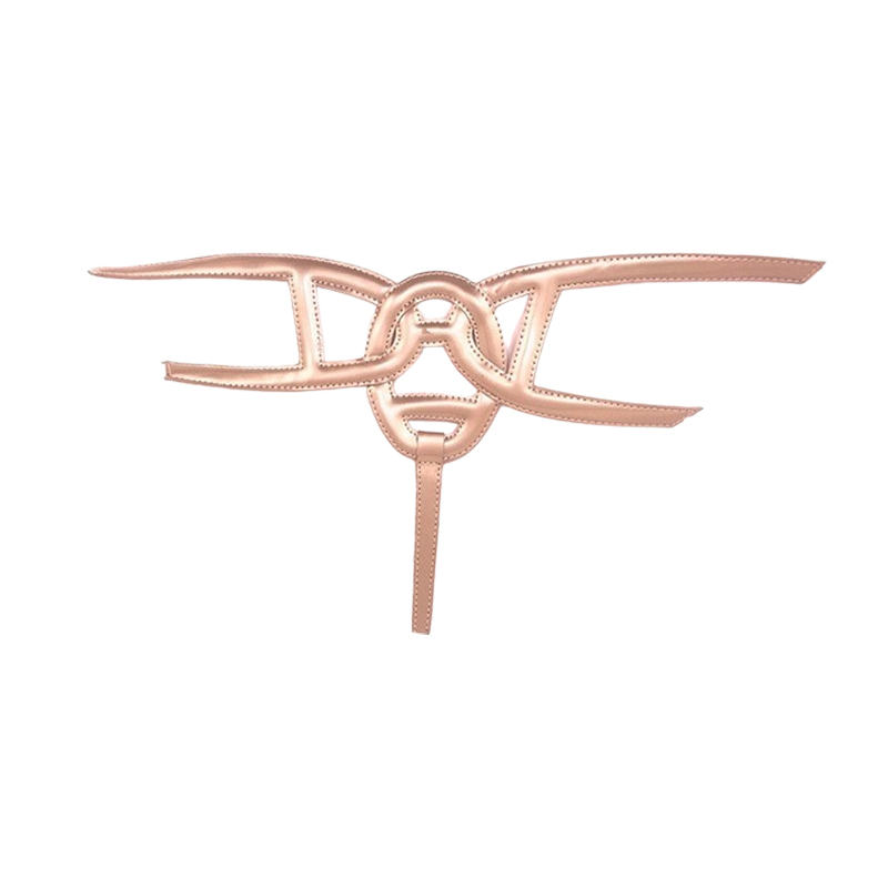 Customized new uppers accessories hemp rope knitting PU embroidery rope embroidery women sandals uppers semi-finished jewelry wholesale processing