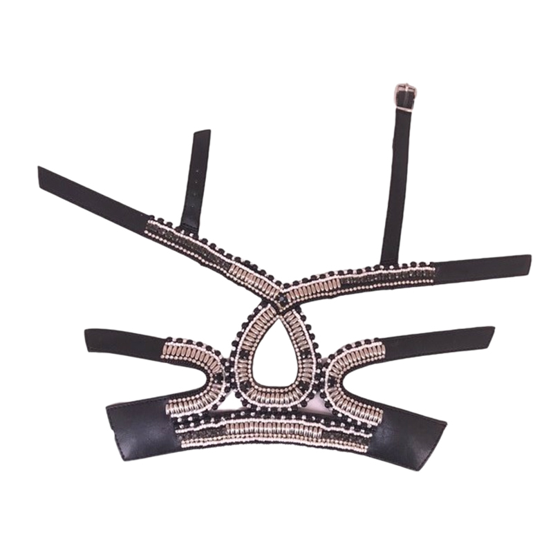 Customized new uppers accessories hemp rope knitting PU embroidery rope embroidery women sandals uppers semi-finished jewelry wholesale processing