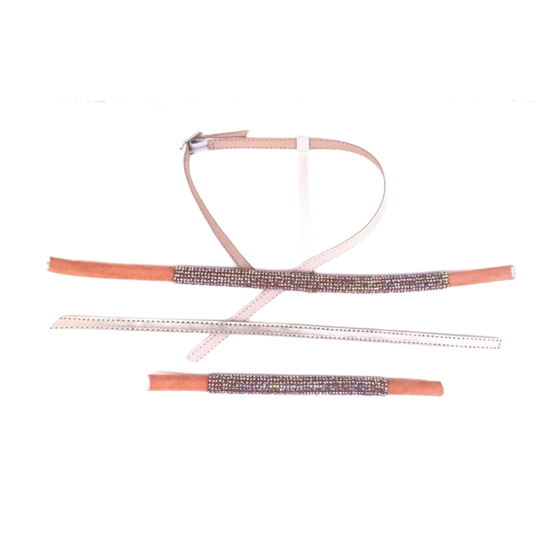 Customized new uppers accessories hemp rope knitting PU embroidery rope embroidery women sandals uppers semi-finished jewelry wholesale processing
