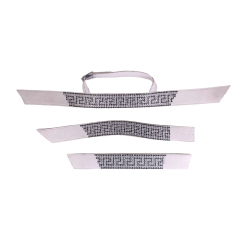 Customized shoes upper jewelry PU velvet laser hot drilling handmade beading women sandals upper semi-finished processing accessories wholesale