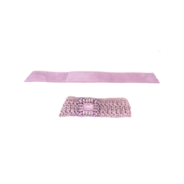 Customized shoes upper jewelry PU velvet laser hot drilling handmade beading women sandals upper semi-finished processing accessories wholesale