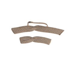 Customized new uppers accessories hemp rope knitting PU embroidery rope embroidery women sandals uppers semi-finished jewelry wholesale processing