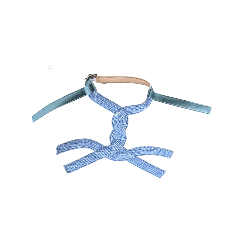 Customized new uppers accessories hemp rope knitting PU embroidery rope embroidery women sandals uppers semi-finished jewelry wholesale processing