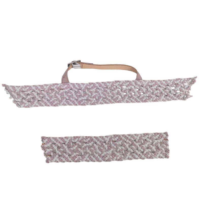 Customized new uppers accessories strand rope machine knitting handmade beading women sandals uppers semi-finished jewelry wholesale processing