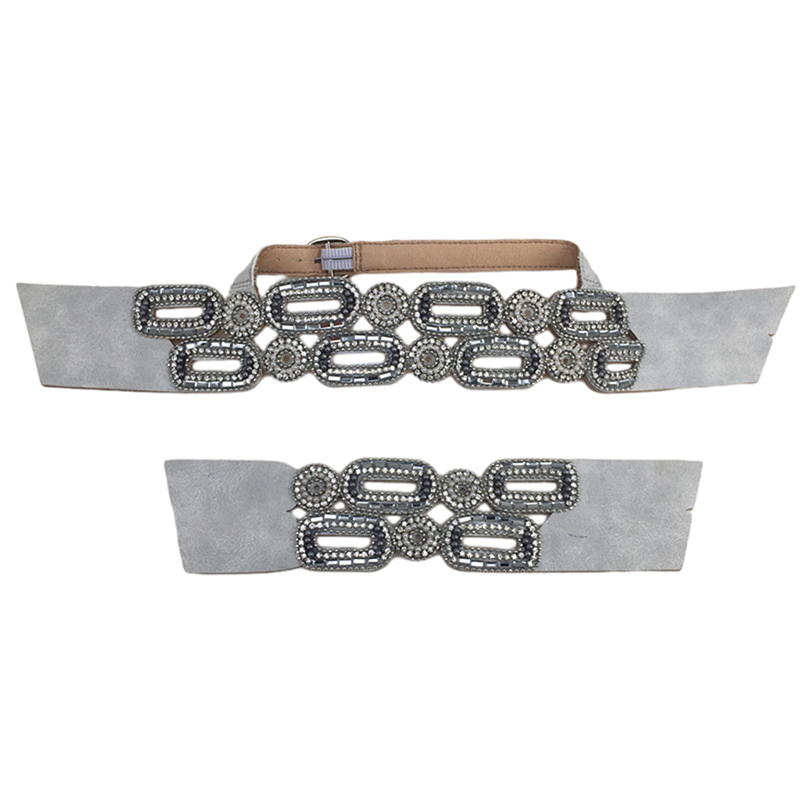Customized shoes upper accessories PU paste chain backing hot diamond handmade point drill female sandals upper semi-finished jewelry wholesale processing