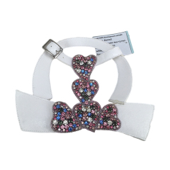 Customized shoes upper accessories PU paste chain backing hot diamond handmade point drill female sandals upper semi-finished jewelry wholesale processing