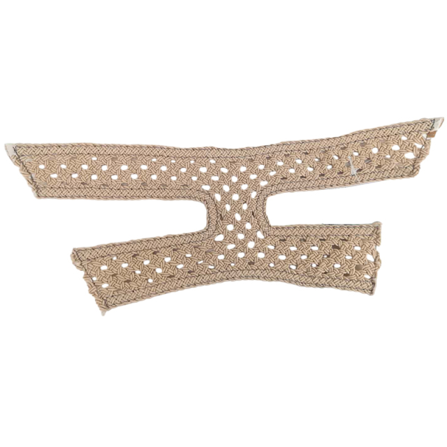 Customized new uppers accessories strand rope machine knitting handmade beading women sandals uppers semi-finished jewelry wholesale processing