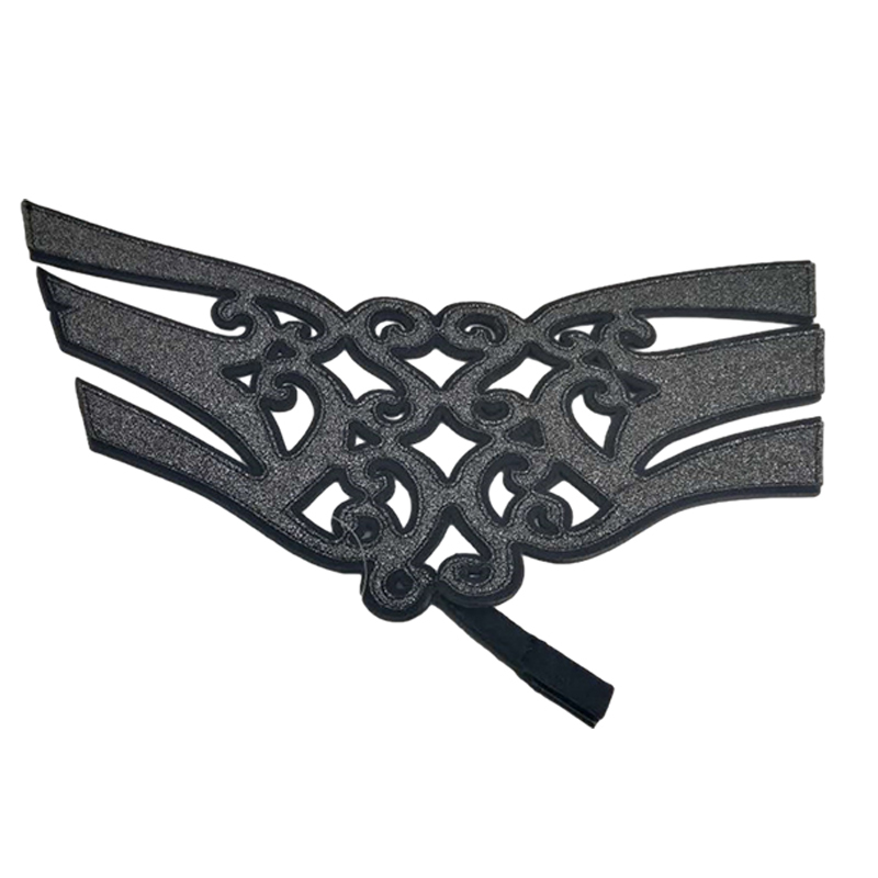 Benutzerdefinierte neue Perlenstickerei Sandalen Frauen bohren Acryl nähen Perlen Weben oberen halbfertigen Quelle Hersteller zur Probe Verarbeitung
