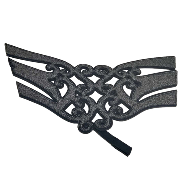 Benutzerdefinierte neue Perlenstickerei Sandalen Frauen bohren Acryl nähen Perlen Weben oberen halbfertigen Quelle Hersteller zur Probe Verarbeitung
