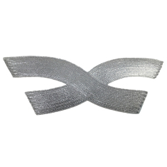 Customized new uppers accessories hemp rope knitting PU handmade beading women sandals uppers semi-finished jewelry wholesale processing