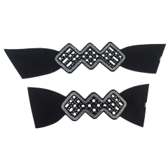 Sample processing customized new laser paste chain hot diamond technology fashion diamond inlaid vamp slippers female sandals semi-finished products
